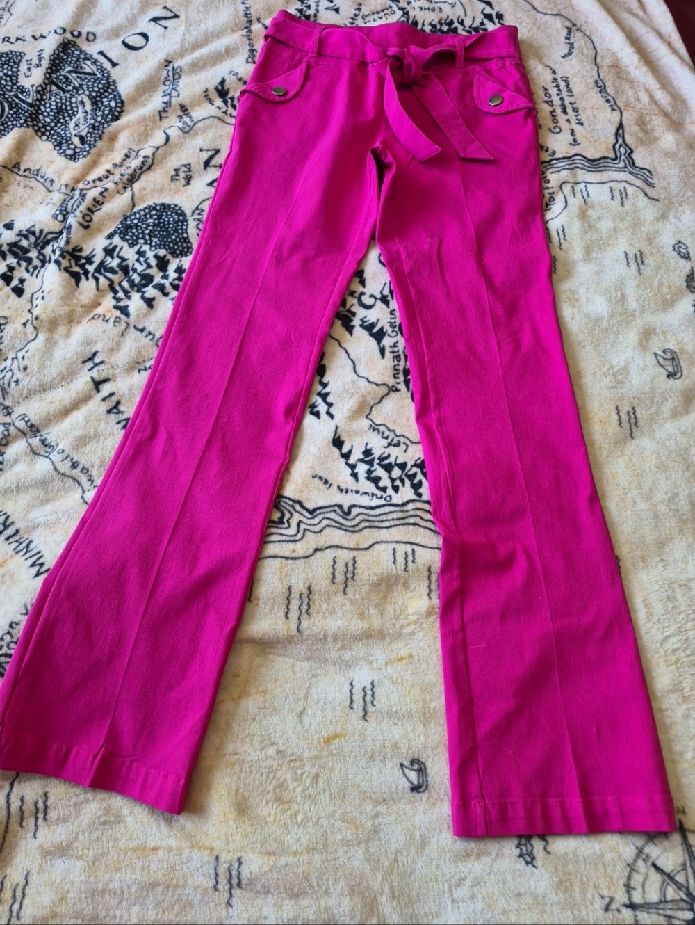 Blue Sol Size Small Pink Pull-On Pants Stretchy